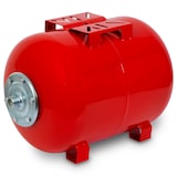 thumbnail of EBERTH Ausdehnungsgefäß 50L, 6 bar, Druckkessel, 1" Anschluss, für Hauswasserwerk, Brunnenpumpe, lackierter Stahl, Horizontal, 0,9mm Wandstärke