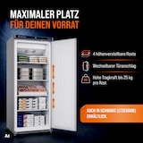 thumbnail of GastroHero Lagertiefkühlschrank ECO 600 562 Liter Weiß Umluftkühlung -23 bis -18 °C digitales Thermostat Gewerbe Tiefkühlschrank