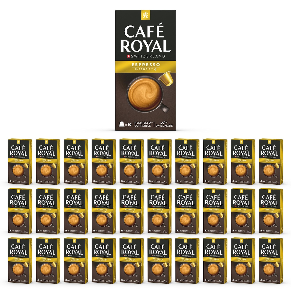 Café en Capsules Aluminium - Café Royal Pro | 300 Dosettes - Saveur Espresso - Compatibles avec les Machines à café Nespresso®* Alu à usage Domestique