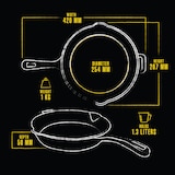 thumbnail of Set de 6 pièces Accessoires de Cuisson en Fonte Pré Assaisonné Pour Barbecue Camping Cuisine Extérieure PIT BOSS