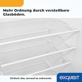 thumbnail of Exquisit Kühl-Gefrierkombination, 262 Liter, Alarm-Funktion, 4 Glasablagen, 3 Gefrierschubladen, 4-Sterne-Gefrierfach, KGC265-70-040D inoxlook