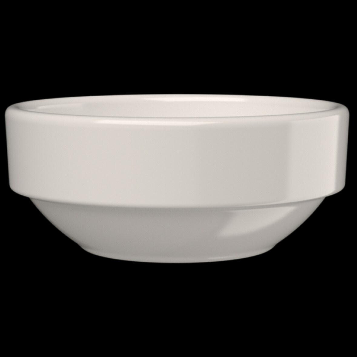 IDFine-Joker-white stapelbare Schüssel/Schale 10 c 24 Stück