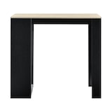 thumbnail of Helloshop26 - Table de bar avec rangement bistro haut avec 3 étagères 110 cm noir et chêne 03_0006191