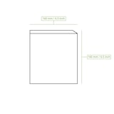 thumbnail of BIOZOYG 1000 Stück Hamburger-Tüten 16x16 cm Snacktüten Fastfood-Tüten in Zeitungspapier-Optik Burgerverpackung umweltfreundlich biologisch abbaubar