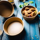 thumbnail of greenbox - Kartonschale / Salatschale (Premium) 650 ml, Ø 150 mm, braun, rund, 300 St.