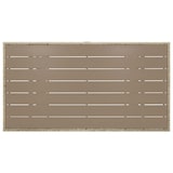 thumbnail of Mesa de jardín de ratán sintético gris 120x70x66 cm