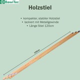 thumbnail of XXL Zimmerbesen-Set 50cm Breit Kehrgarnitur Saalbesen Kehrset mit Stiel Komplettset Handfeger Besen Kehrblech Besenset