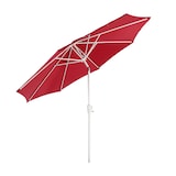 thumbnail of Sombrilla N19, sombrilla de jardín, Ø 3m inclinable poliéster/aluminio 5kg ~ rojo