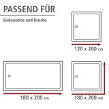 thumbnail of WENKO Anti-Schimmel Duschvorhang Uni Black