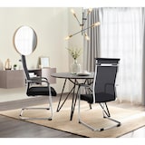 thumbnail of Silla De Reuniones Cantiléver Brenda Negro