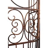 thumbnail of DanDiBo Rosenbogen mit Tür Tor aus Metall 120853 Rundbogen Antik Torbogen Gartentor Rankhilfe Schmiedeeisen