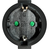 thumbnail of Alargador eléctrico de 10 metros, Negro, Protección para niños, Potencia màxima 3.500W, 250V, 3 cables de 1,5mm2, Toma de tierra