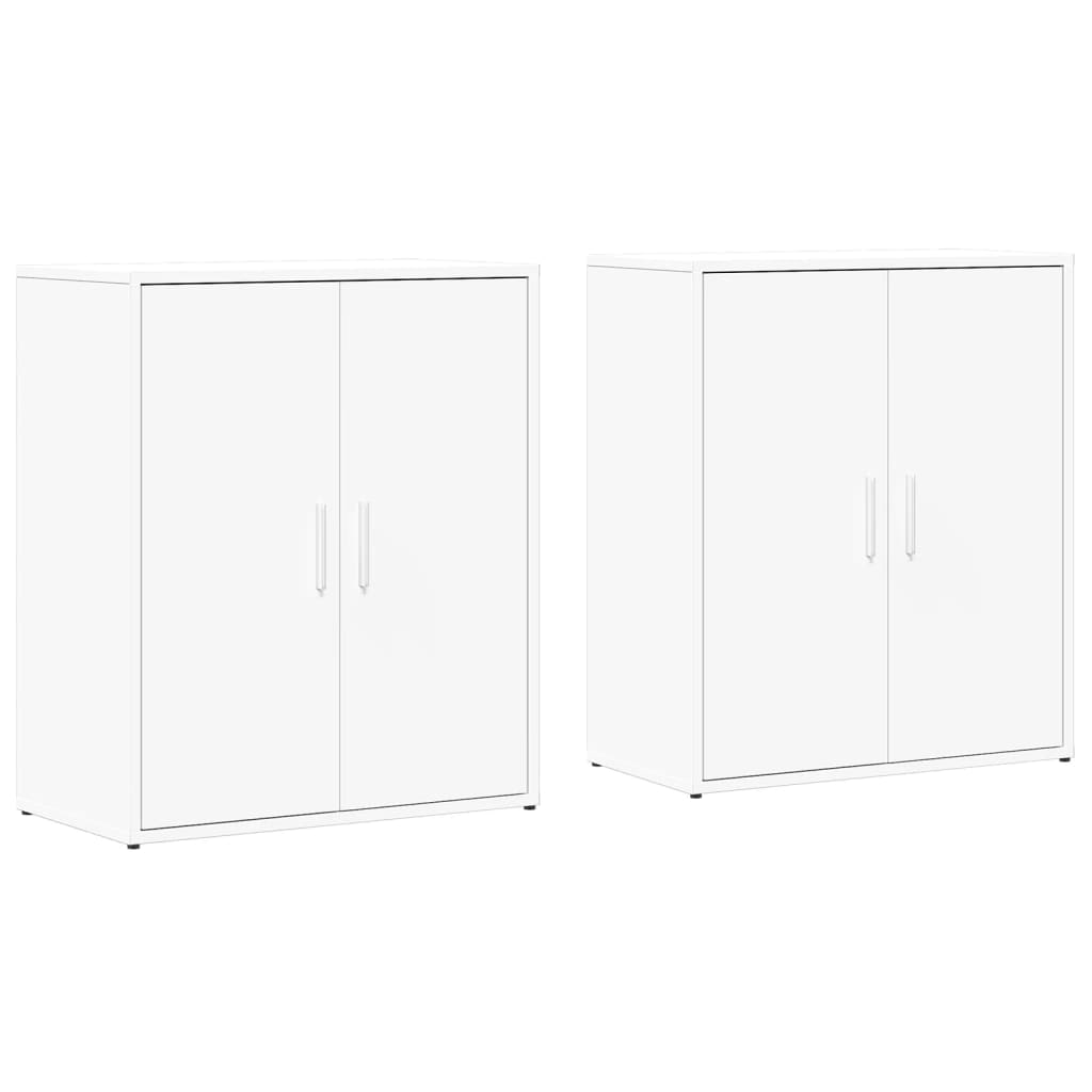 Helloshop26 - Buffet Sideboard Kommode Kleiderschrank Aufbewahrungsmöbel Organizer für Küche Wohnzimmer Lounge 2er-Set 60 x 31 x 70 02_0036674