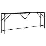 thumbnail of Table console Chêne noir 200 x 29 x 75 cm Modèle Aero Jardin Élite