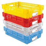 thumbnail of GILAC Caisse ajourée empilable emboîtable HACCP 600 x 400 - 27 L - Blanc G180221