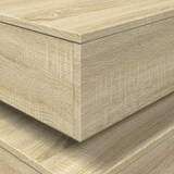 thumbnail of vidaXL Couchtisch mit LED-Leuchten Sonoma-Eiche 90x50x40 cm