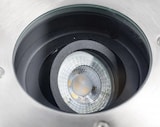 thumbnail of 10 Watt runde LED Einabu Boden-Spot Bodenleuchte Bodenstrahler Wegleuchte | schwenkbar aus Edelstahl | Ø130 x 129mm (B. x H.) | 1000 Lumen | Warmweiß
