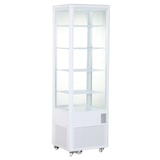 thumbnail of METRO PROFESSIONAL Vitrine réfrigérée GGC3235, 51,5 x 48,5 x 169 cm, 235 L, 4 étagères réglables, avec 4 roulettes, blanc