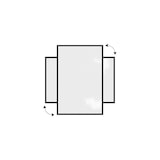 thumbnail of ALLBoards Magnetisches Whiteboard 90x60cm, SCHWARZ