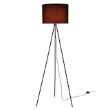 thumbnail of Helloshop26 - Stehlampe (1 x E27-Fassung) (150 cm x 60 cm) Lampenschirm (schwarz) Sonnenschirm und dreibeinige Stehlampe 03_0002425