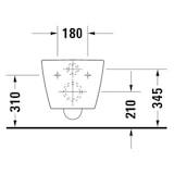 thumbnail of ME by Starck Wand-WC Compact Rimless tief, 370 x 480 mm  weiß