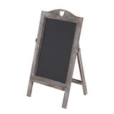 thumbnail of Reclamebord HWC-E51, krijtbord, 66x37x27cm Shabby-Look Vintage ~ bruin