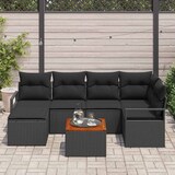 thumbnail of vidaXL Garten-Sofa-Set 7 pcs Schwarz