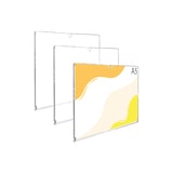 thumbnail of Danieli Store | Soporte para cartel de pared en policarbonato | Expositor de Pared Transparentes con Adhesivo (3 Unidades A5 Horizontal)