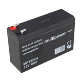 thumbnail of Multipower MP1224H Hochstrom Blei-Akku mit Faston 6,3mm Steckkontakte