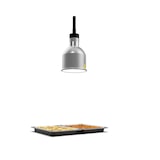 thumbnail of METRO Professional Infrarot-Wärmelampe GWL1000S,  Ø 17.5 cm, 250 W, höhenverstellbar, silber