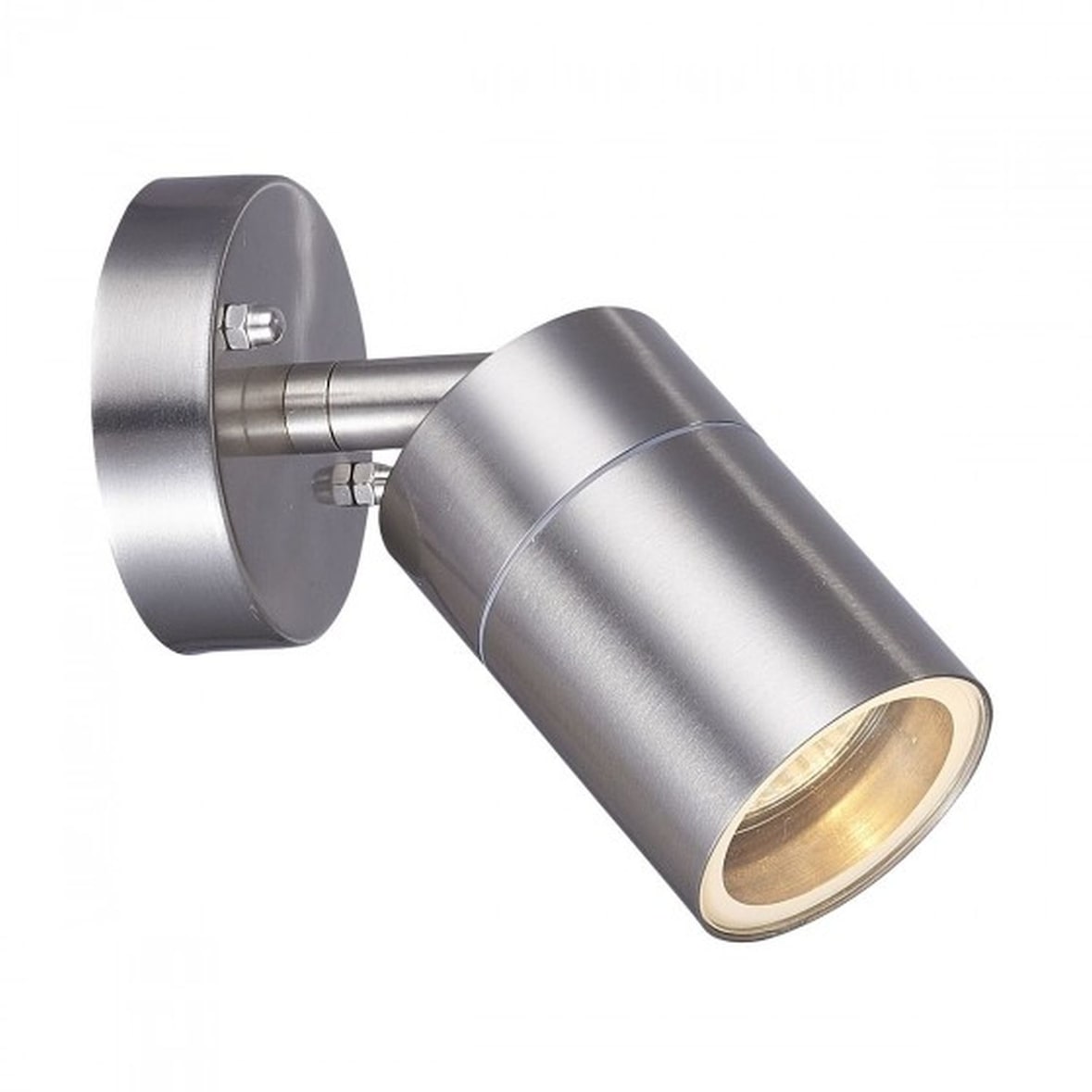 Licht-Erlebnisse Spot Lampe außen Edelstahl IP44 Modern GU10 flexibel COLLINS Wandleuchte Strahler Haus Fassade, HL103198