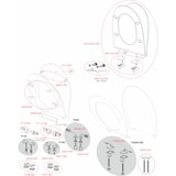 thumbnail of Alcadrain A601 WC-Sitz Duroplast