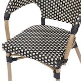 thumbnail of METRO PROFESSIONAL Fauteuil de terrasse FLORE, aluminium/plastique, aspect bambou, empliable, marron/noir