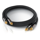 thumbnail of Primewire Stereo-Cinch Audio-Kabel, RCA, HiFi Audio-Kabel mehrfach geschirmt, 2x Cinch auf 2x Cinch - 1,5m