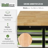 thumbnail of Werkstattwagen DELUXE 12 Schubladen, 123 cm Breite, massiver Arbeitsplatte 4 gefüllte Einlagen