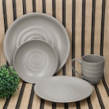 thumbnail of CLAY GRAU 6er Set Suppenteller 420ml Steingut grau Bowl tief Salat Pasta