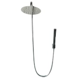 thumbnail of Kit set doccia deviatore a pressione con doccetta tonda, soffione 20 cm braccio 30 cm
