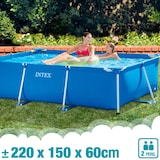 thumbnail of Piscina desmontable intex small frame 220x150x60 cm - 1.662 l