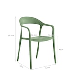 thumbnail of METRO PROFESSIONAL Silla apilable Gastro Laveria, plástico, verde oliva