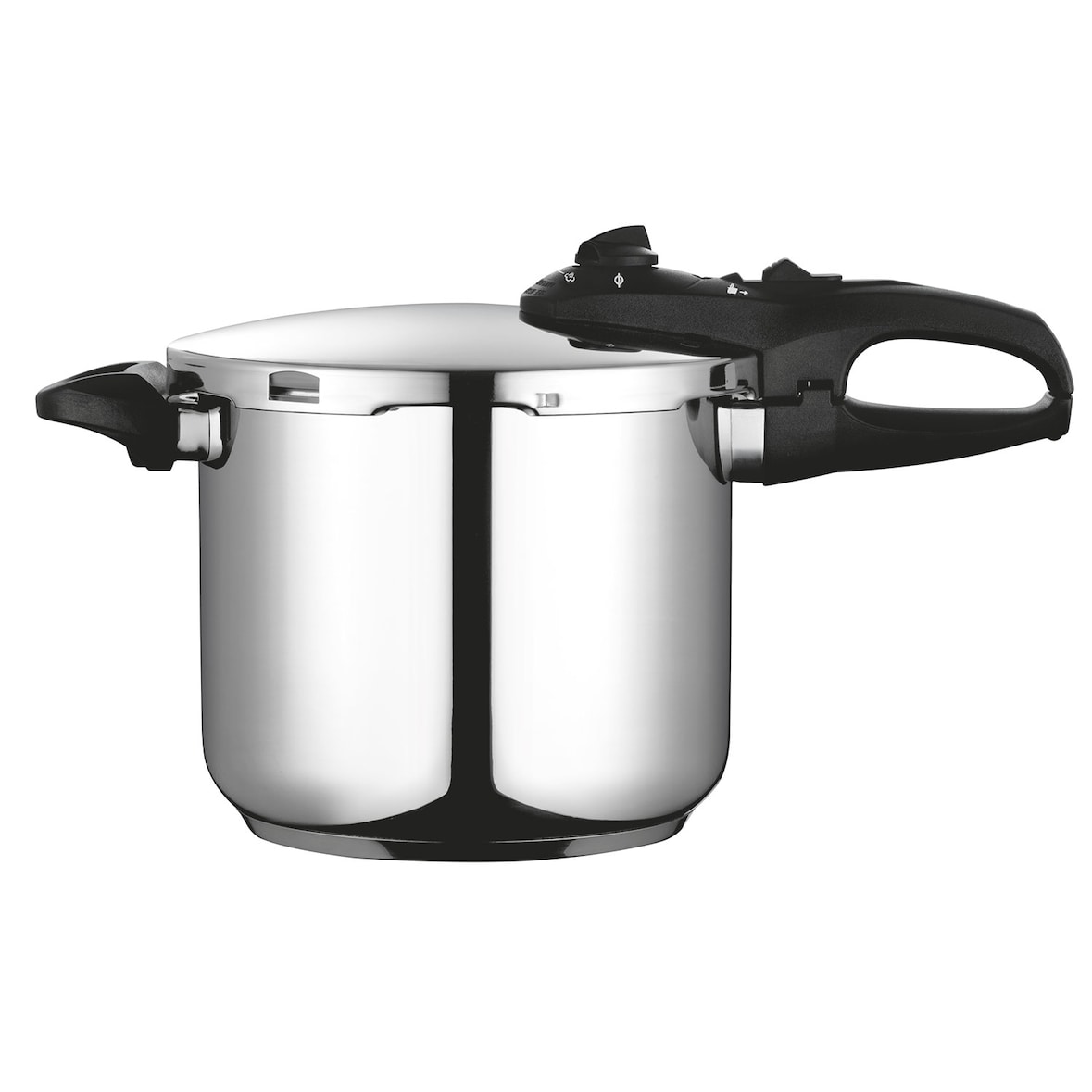 Fagor Duo Olla a Presión 7,5 Litros, Inducción, Express Super Rápida, Acero Inox. 18/10, Todo Tipo Cocinas, Fondo Termo Difusor, 2 Niveles de Presión