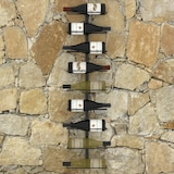 thumbnail of Botellero de pared para 9 botellas hierro negro