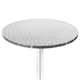 thumbnail of BS COM Tavolo Rotondo a Colonna per Bar cm 70 Alluminio 70x70x70 cm Grigio
