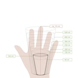 thumbnail of greenbox - Pappbecher 100 ml / 4 oz, Ø 62 mm, weiß, 50 St.
