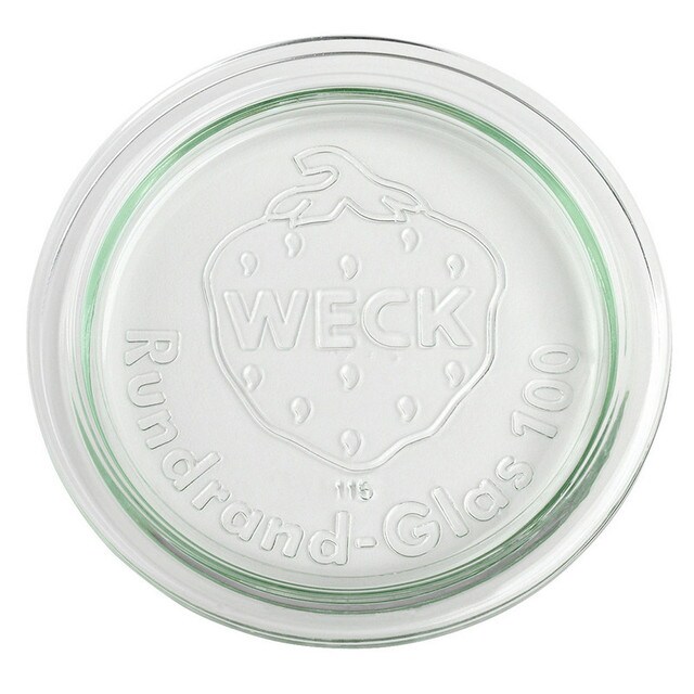 1001 Tables Couvercle WECK en Verre Transparent - Ø10 x 1 cm - x50