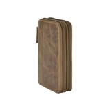 thumbnail of Greenburry Leder Stiftmappe 2teilig Federmappe Stiftetui Federtasche Vintage 1573-25 (ungefüllt)