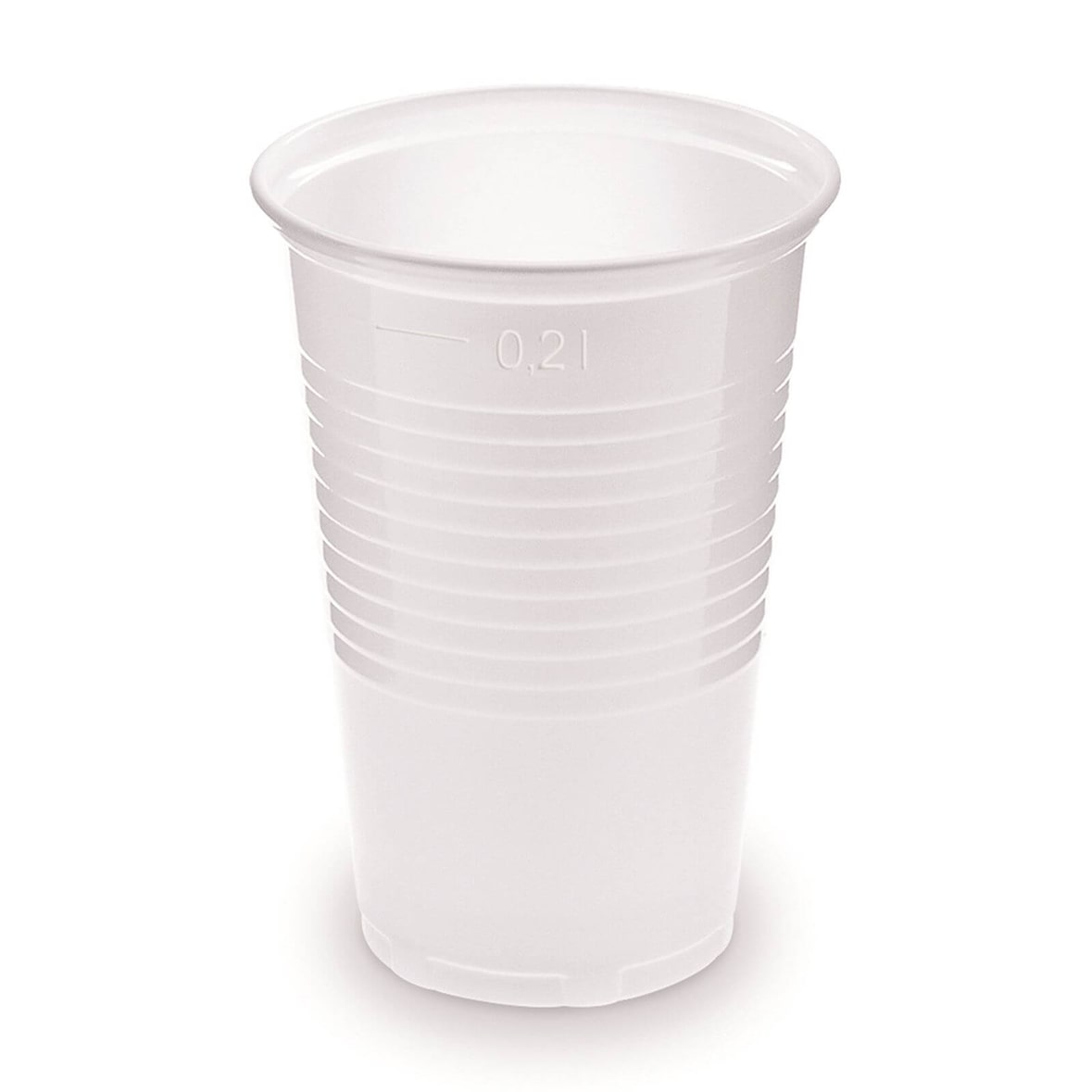 3000x Ausschankbecher, PP, weiß, 200ml