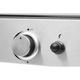 thumbnail of METRO PROFESSIONAL 3-Brenner Tisch Gasgrill mit Plancha Tornada, 61.5 x 32 cm, Edelstahl, silber