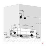 thumbnail of Kombination Badewanne Dusche K50-R01 Duschtempel 100x170 cm