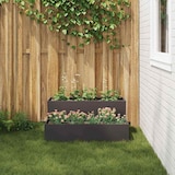 thumbnail of vidaXL Gartenblumentopf Schwarz 100 x 60 x 45 cm Stahl