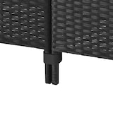 thumbnail of SVITA MADISON polyrattan dining set tuinmeubelset rotan lounge hoekbank zwart